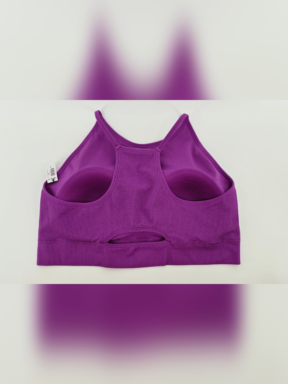 Torrid Seamless Rib High Neck Bralette Byzantium Purple - Size 3 / Plus Size 3X - Picture 9 of 17